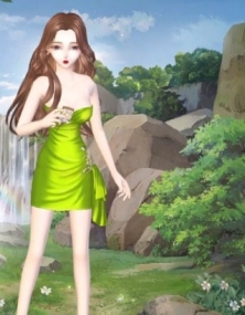 心情好的时候打扮打扮女儿