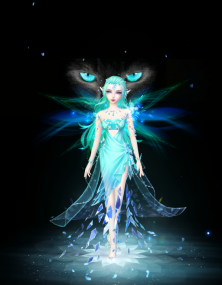 梦幻蓝色。