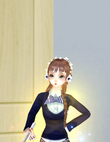 一个艾莎她妹的脸？